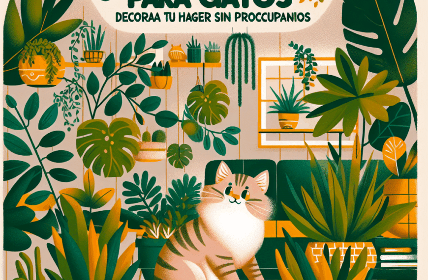 Plantas Seguras para Gatos: Decora tu Hogar Sin Preocupaciones