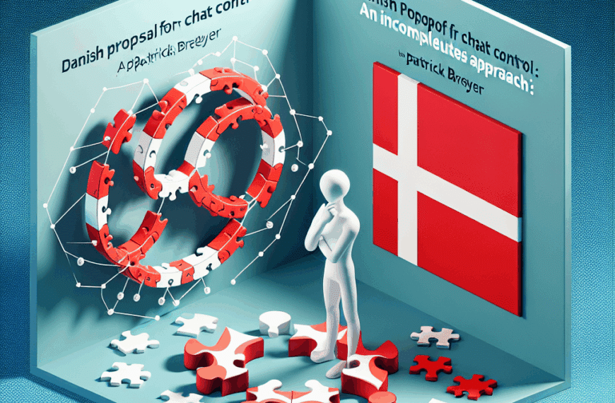 Propuesta Danesa de Control de Chat: Un Enfoque Incompleto según Patrick Breyer