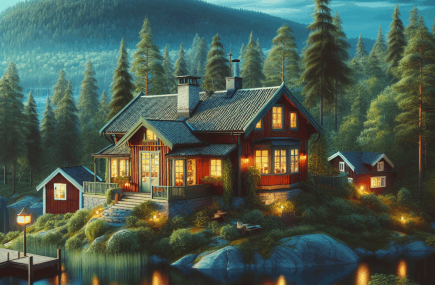 Refugio Acogedor en Göteborg: Encantadora Casa Sueca en Plena Naturaleza
