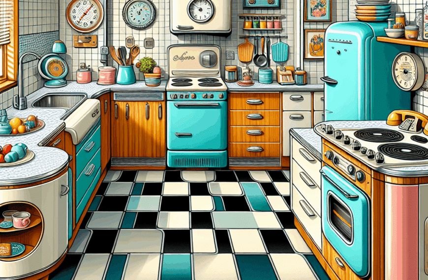 Renovación Vintage: La Cocina de los 60 Renace sin Renovaciones