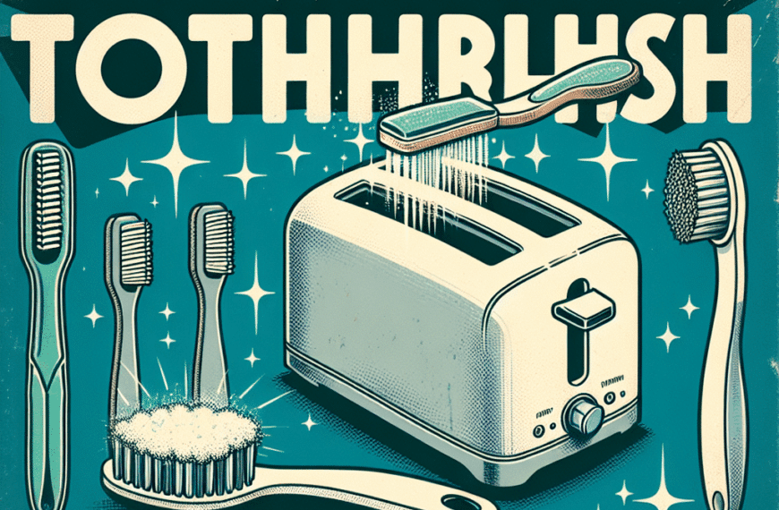 Renueva Tu Cepillo de Dientes: Tips para Limpiar Tu Tostadora Eficazmente