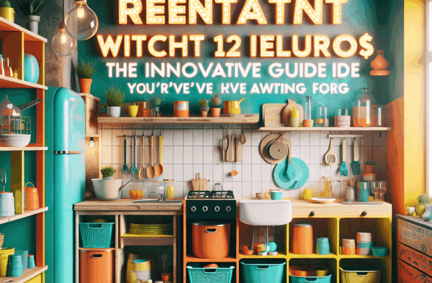 Renueva Tu Cocina de Alquiler por Solo 12 Euros: La Guía Innovadora que Estabas Esperando