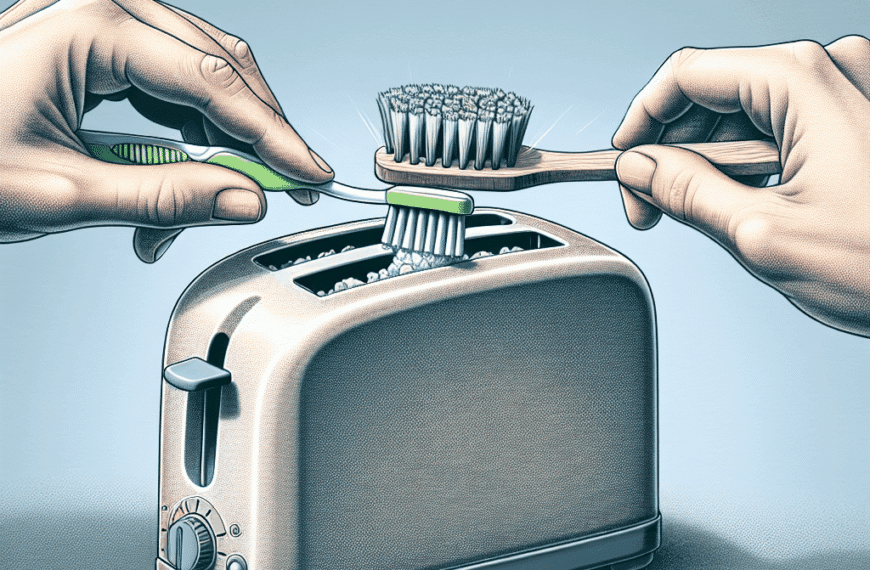 Dale Nueva Vida a tu Cepillo de Dientes: Limpia Eficazmente tu Tostadora