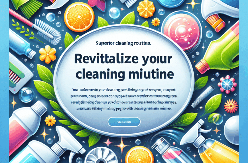 Revitaliza Tu Rutina de Limpieza con Esta Asombrosa Mezcla