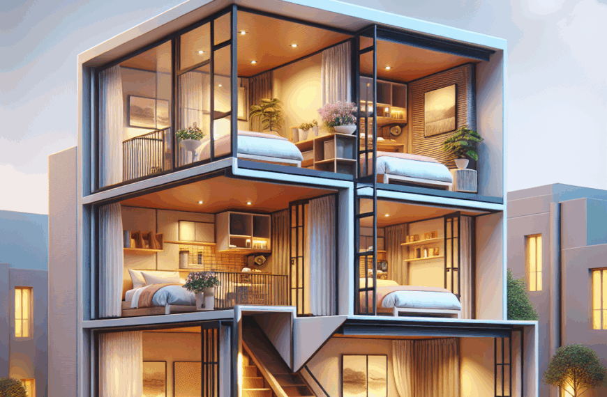 Revolucionaria Vivienda Plegable: Hasta Cuatro Dormitorios en Un Diseño Compacto