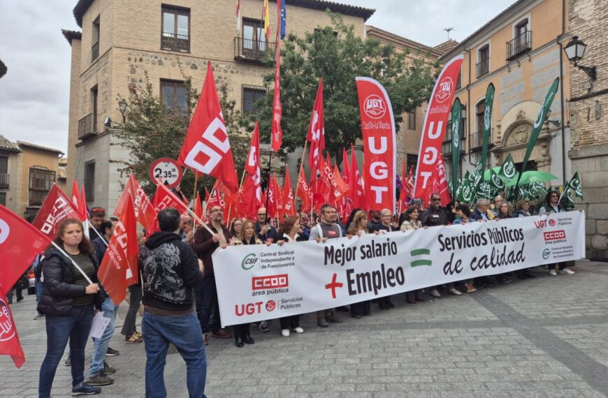 Sindicatos se Movilizan en Castilla-La Mancha para Demandar Mejoras Laborales en el Sector Público