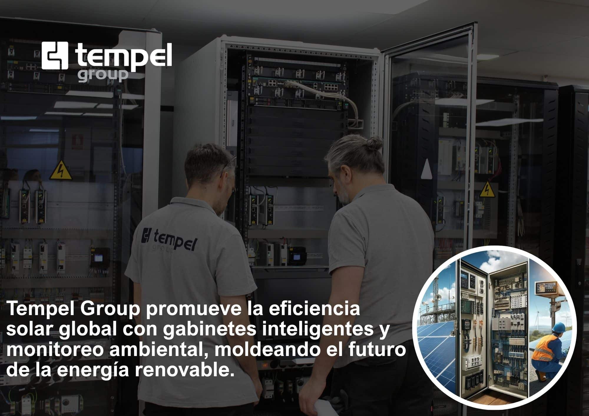 Tempel Group Impulsa la Eficiencia de Plantas Solares con Innovadores Cabinets