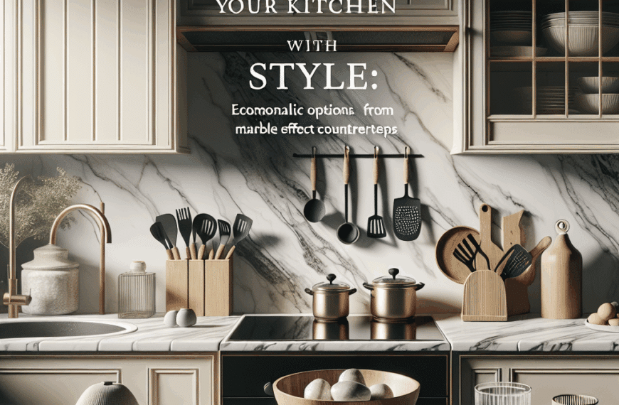 Transforma Tu Cocina con Estilo: Opciones Económicas de Leroy Merlin en Encimeras Efecto Mármol
