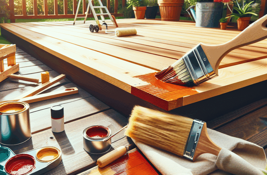 Transforma Tu Espacio: Guía Completa Para Pintar Tu Deck de Madera Exterior Paso a Paso