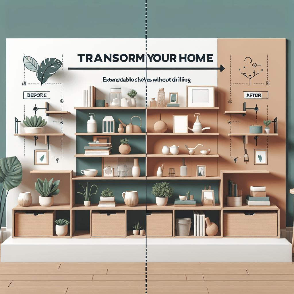 Transforma Tu Hogar: Estantería Extensible Sin Taladro en Promoción
