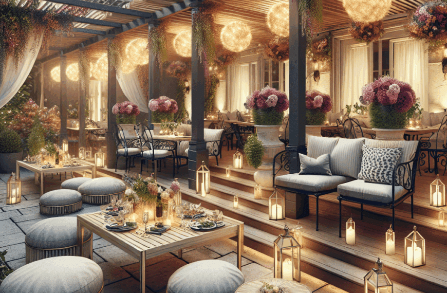 Transforma Tu Terraza: Ideas Innovadoras para un Comedor de Fiesta Inolvidable