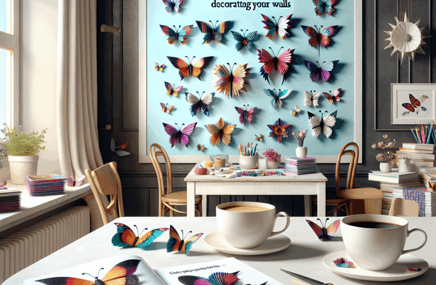 Transforma Tus Espacios: Guía Rápida para Crear Mariposas de Papel y Decorar tus Paredes