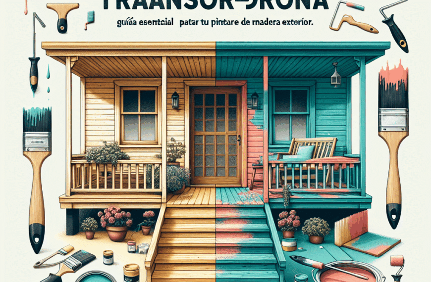 Transforma y Protege: Guía Esencial para Pintar Tu Porche de Madera Exterior