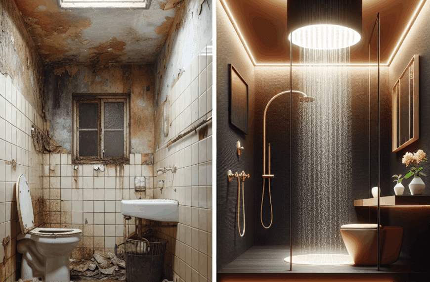 Transformación Asombrosa: De Baño Olvidado a Santuario Contemporáneo