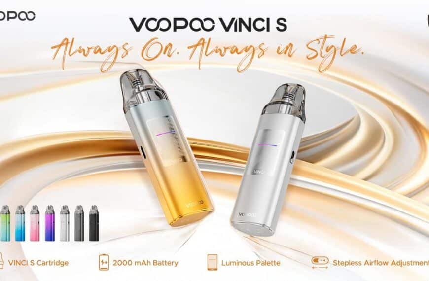 Voopoo Vinci S: Elegancia Potente con Batería de 2000 mAh y 40W