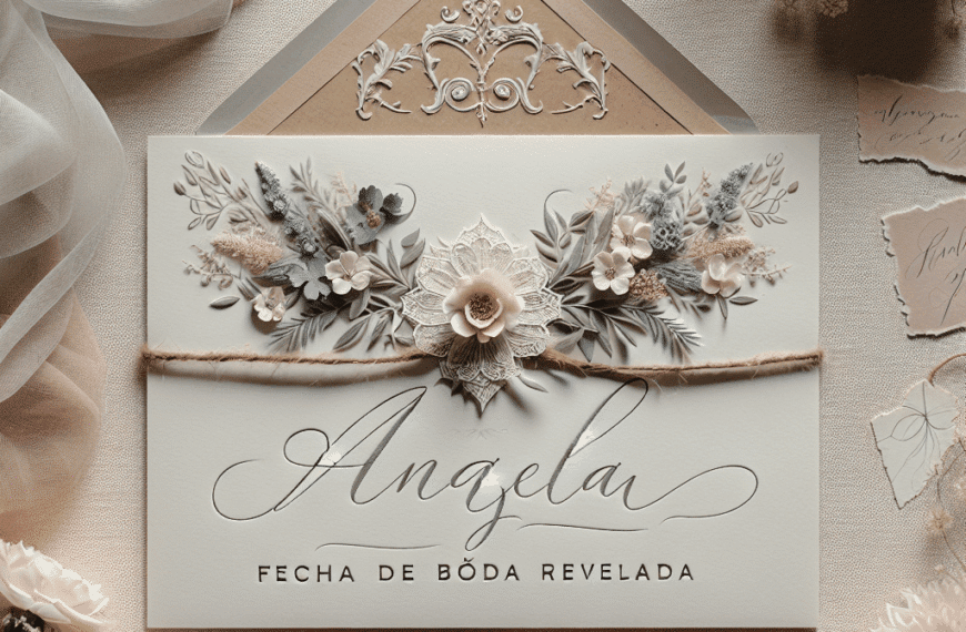 Leocadia Revela la Esperada Fecha de la Boda de Ángela