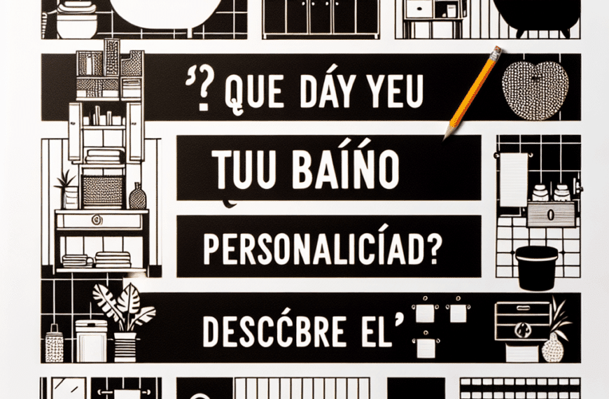 ¿Qué Dice Tu Baño Sobre Tu Personalidad? Descúbrelo Aquí