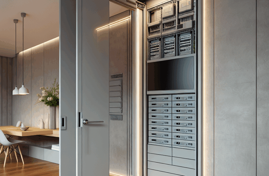 Puerta Corredera Oculta: La Solución Innovadora para Disimular tu Cuadro Eléctrico