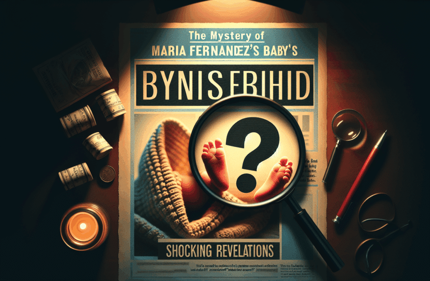 El Misterio del Padre del Bebé de María Fernández: Revelaciones Impactantes