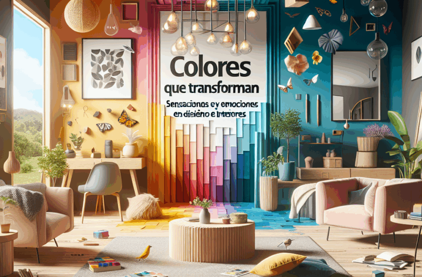 Colores que Transforman: Sensaciones y Emociones en el Diseño de Interiores