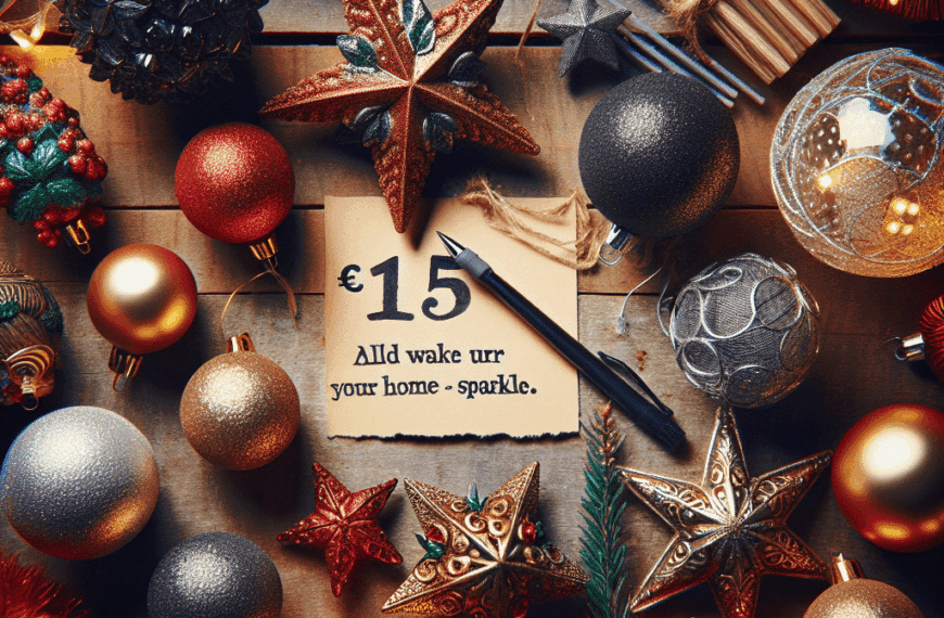 Ilumina tu Hogar con Adornos Navideños de Lidl por Menos de 15 Euros