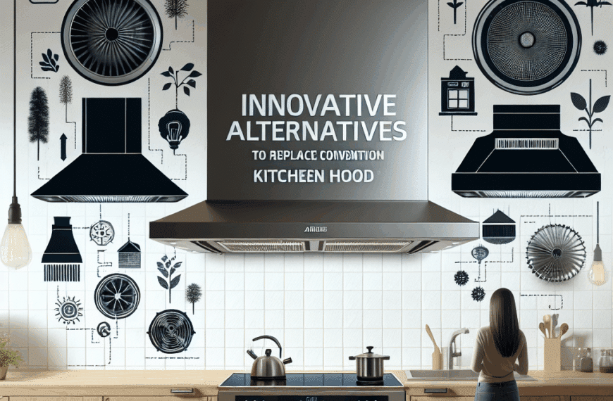 Alternativas Innovadoras para Reemplazar la Campana Extractora Convencional en la Cocina