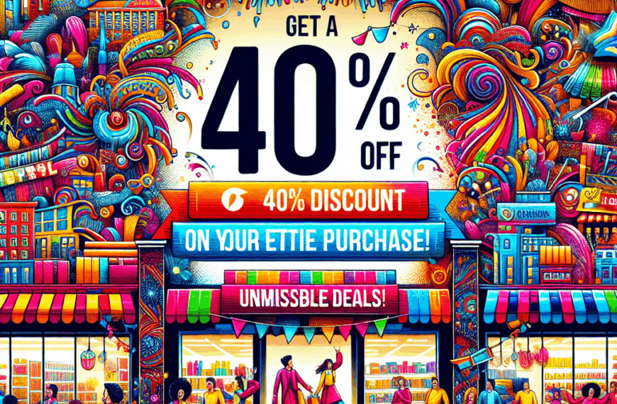 Aprovecha un 40% de Descuento en Toda tu Compra: ¡Imperdibles Ofertas!