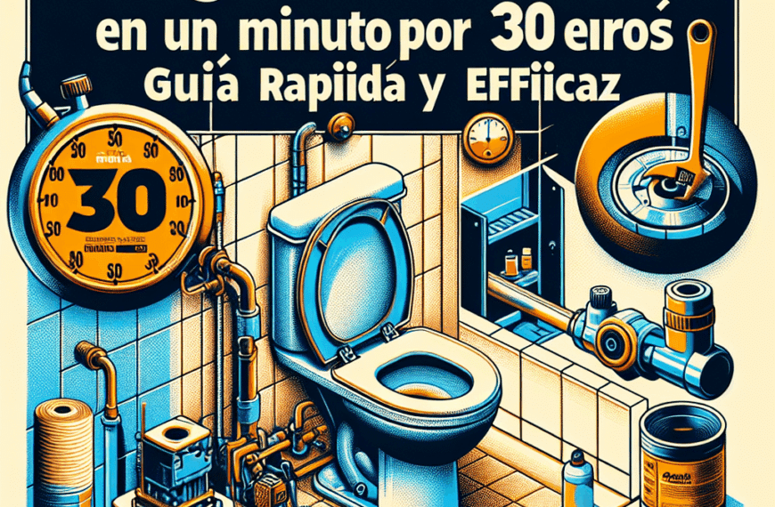 Arregla Tu Cisterna en Un Minuto por Menos de 30 Euros: Guía Rápida y Eficaz