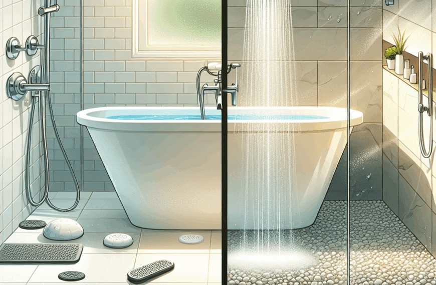 Bañera o Ducha: ¿Cuál Opción Es Más Segura y Antideslizante?