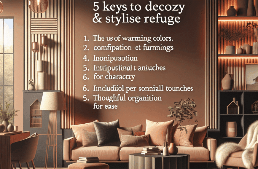Cinco Consejos para Crear un Refugio Elegante y Confortable