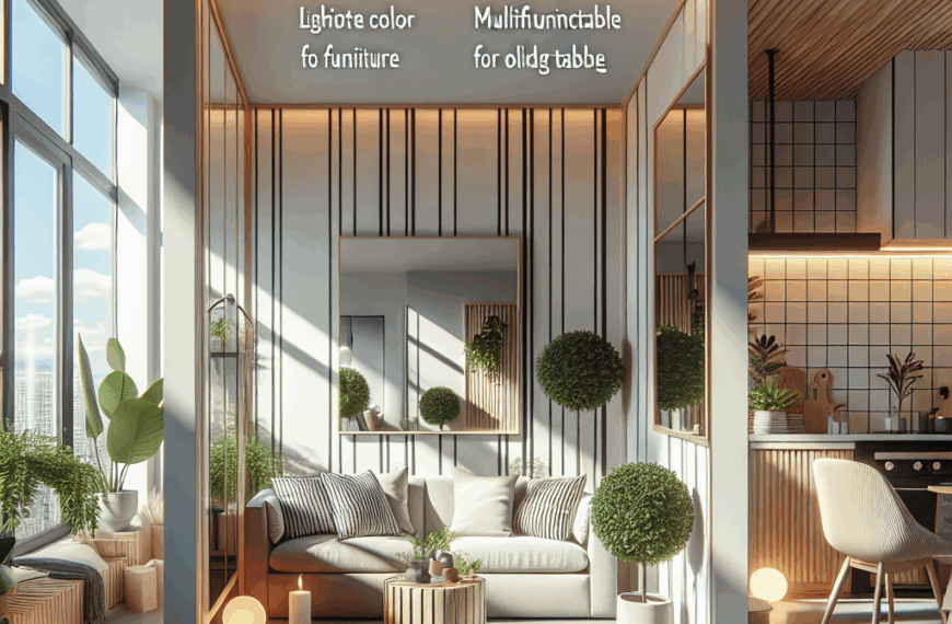 Cinco Estrategias para Aumentar la Luminosidad y el Espacio en Pisos Pequeños