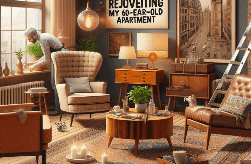 Transforma tu Hogar: Cinco Estrategias para Revitalizar un Piso de 60 Años