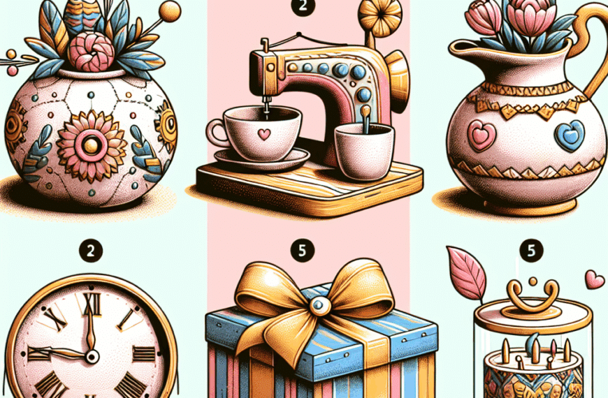 Cinco Ideas de Regalos Únicos para Sorprender en la Decoración del Hogar