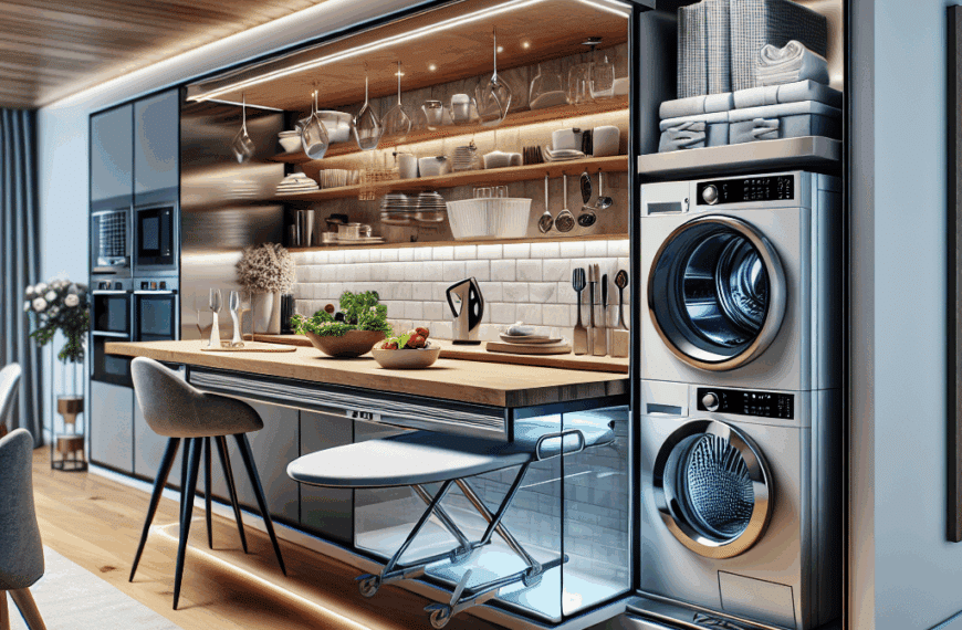 Cocina Innovadora: La Revolución de la Fusión con Lavado y Planchado Oculto