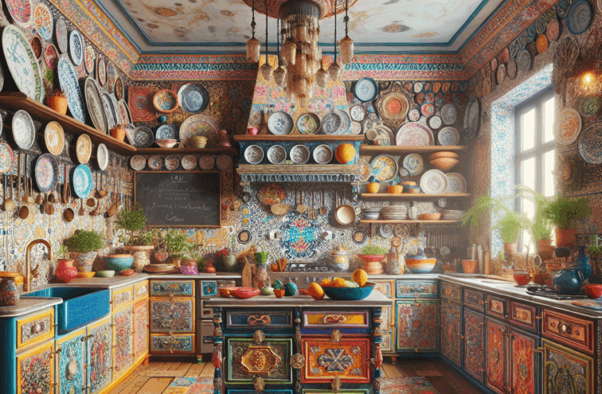 Cocinas Maximalistas: Cómo Transformar Tu Espacio en Algo Audaz y Único