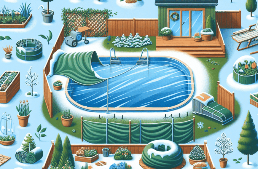Guía para Cuidar las Zonas Verdes y Preparar la Piscina en Invierno