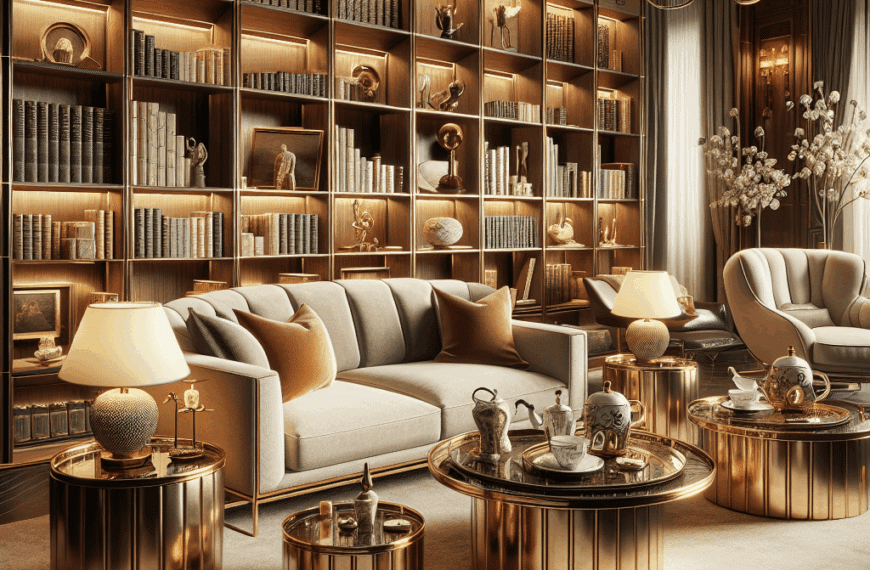 Comodidad y Elegancia: Estanterías Sofisticadas, Mesas Versátiles y Sillones Icónicos