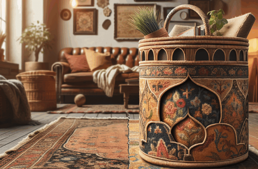 Convierte Alfombras Viejas en Elegantes Cestas de Almacenamiento para Tu Hogar