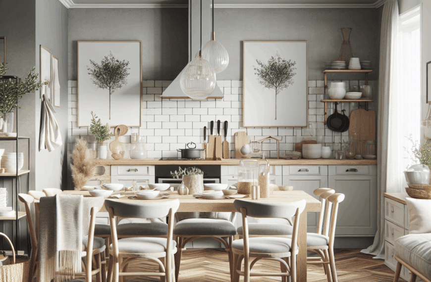 Convierte Tu Comedor en la Cocina: El Encanto del Estilo Escandinavo en el Corazón del Hogar