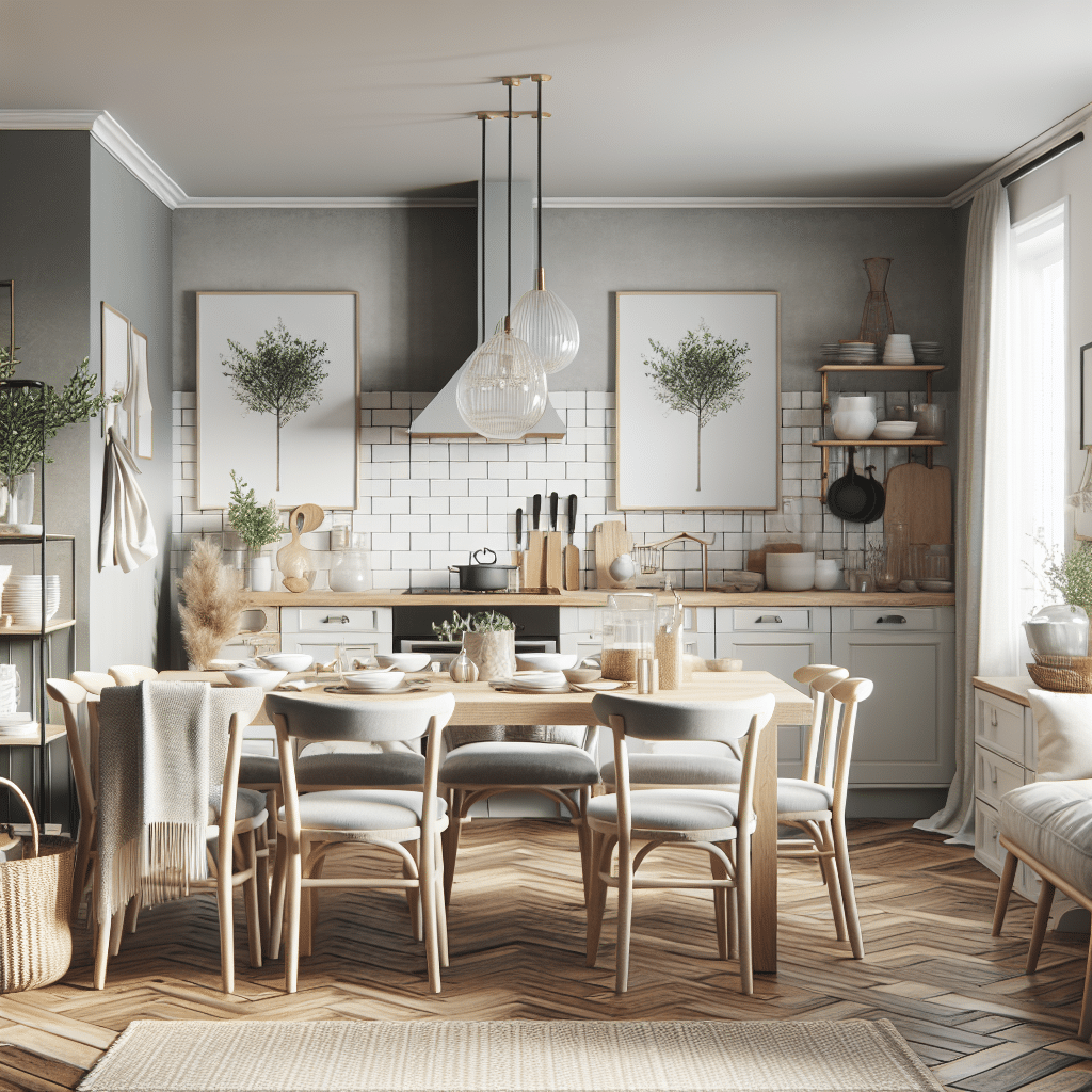 Convierte Tu Comedor en la Cocina: El Encanto del Estilo Escandinavo en el Corazón del Hogar