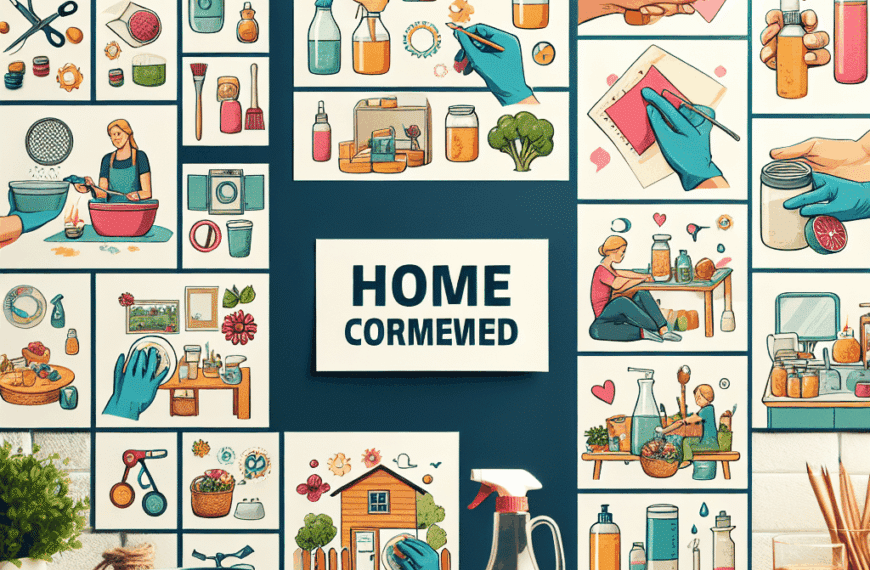 Soluciones Domésticas: Cuidado del Hogar con Métodos Caseros Efectivos