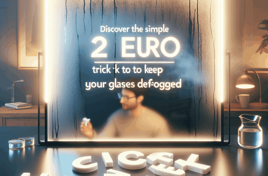 Descubre el Sencillo Truco de 2 Euros para Mantener tus Cristales Desempañados