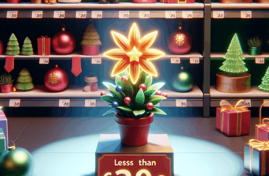 Descubre la Planta Navideña de Lidl que Atrae Prosperidad por Menos de 3 Euros