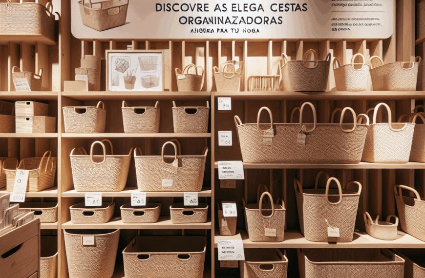 Descubre las Elegantes Cestas Organizadoras de Lidl: Ahorro para tu Hogar