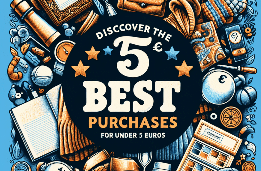 Gangas Imperdibles por Menos de 5 Euros