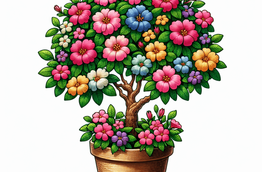 El Árbol Ideal para Espacios Pequeños: Flores en Macetas