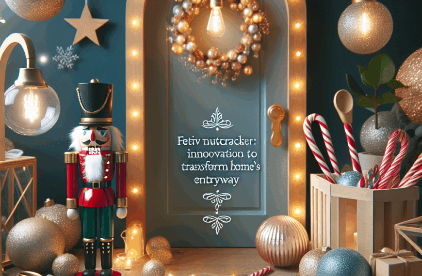 El Cascanueces: Innovación Festiva para Transformar la Entrada de tu Hogar