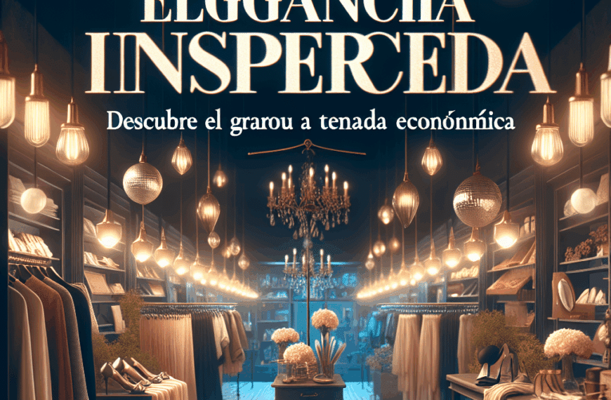 Elegancia Inesperada: Descubre el Glamour de una Tienda Económica