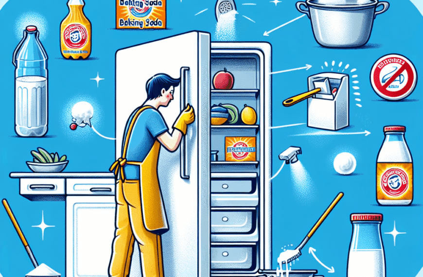 Guía Definitiva para Eliminar Olores y Limpiar tu Frigorífico con Bicarbonato de Sodio