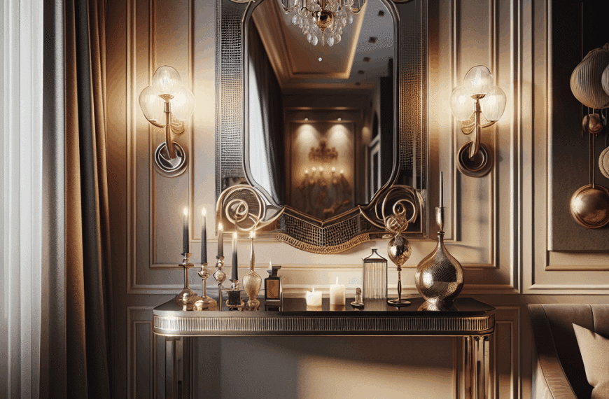 Espejos y Consolas: La Fusión Perfecta de Estilo y Funcionalidad en Tu Hogar